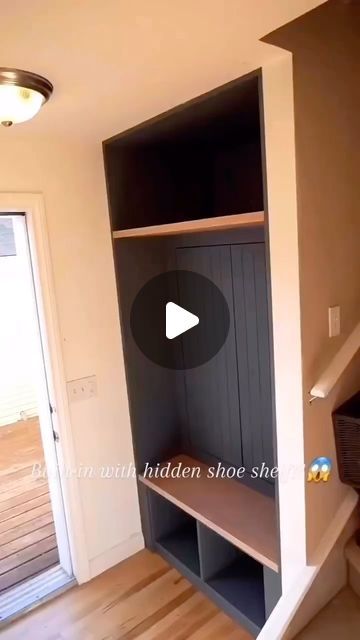 Small Entryway Closet Ideas, Hidden Shoe Cabinet, Hidden Shoe Storage, Mudroom Storage, Shoe Organizer Entryway, Mud Room Storage, Shoe Organizer, Shoe Cabinet, Entryway