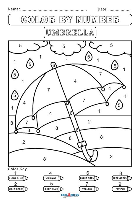 Free Color by Number Worksheets | Cool2bKids Middle School Coloring Pages Free Printable, Weather Color By Number, Pre K Color By Number Free Printable, Simple Color By Number Free Printable, Color By Number Printable Free Preschool, Color By Letter Free Printables, Rainbow Color By Number Printable, Color By Number 1-5 Free Printable, Color By Shape