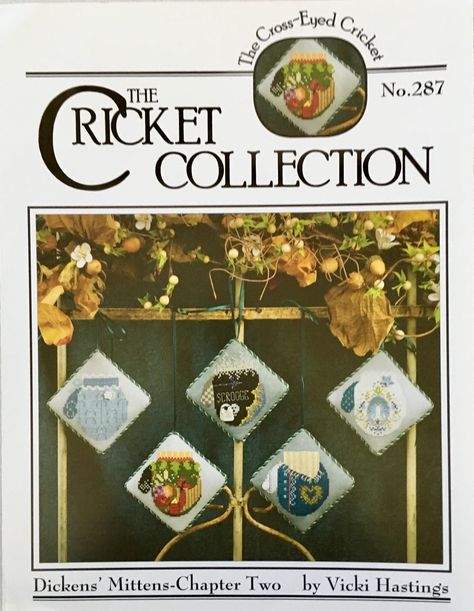 dickens mittens - chapter two by the cricket collection - xs4 Cricket Collection Mittens, Cricket Collection, Celtic Cross Stitch, Needlepoint Ornaments, Halloween Ii, Winter Cross Stitch, Cross Stitch Christmas Ornaments, Mittens Pattern, Cross Stitch Patterns Christmas