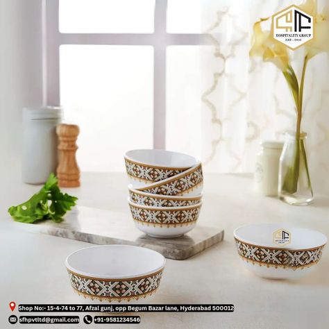 Upgrade your tableware with this set of 6 Melamine Vegetable Plastic Printed Bowls. Each bowl is 4.2 inches in diameter and has a capacity of 240 ml, making them perfect for serving side dishes, desserts, or snacks. The white color and vegetable print add a touch of charm to your dining experience. Product Features: - Set of 6 bowls: Perfect for family gatherings or dinner parties. - Made of durable melamine: Ensures long-lasting use without easily breaking. - Size: Each bowl is 4.2 inches ... Vegetable Print, Vegetable Prints, Dinner Parties, Family Gatherings, Dining Experience, Family Gathering, Dining Experiences, Dinner Party, White Color