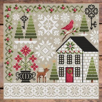 Shannon Christine Designs - Christmas Manor Holiday Cross Stitch Patterns, Counted Cross Stitch Kits, Dmc Floss, Cross Stitch Kit, Counted Cross Stitch Patterns, Christmas Cross Stitch, Le Point, Counted Cross Stitch, Needlework