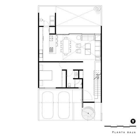 Enebro House / MEM Arquitectos | ArchDaily Small Villa, Arch House, Architectural Floor Plans, Simple House Design, Modern Style House Plans, House Construction Plan, Tiny House Floor Plans, Minimal House Design, Architecture Model Making