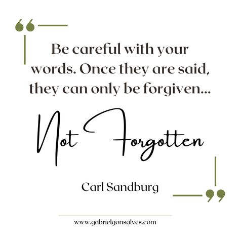 Your words can have a lasting impact on others, and once spoken, they cannot be taken back. Even if forgiveness is granted, the memory of hurtful words can linger. So, choose your words carefully and consider the emotional space from which you speak them. Being mindful of how our words might affect others can help us foster understanding, compassion, and positive communication. #heartleadership #heartwisdom Be Careful With Your Words, Careful With Your Words, Understanding Compassion, Compassion For Others, Positive Communication, Teacher Leadership, Counseling Tools, Free Online Learning, Being Mindful