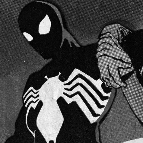 Complex Aesthetic, Symbiote Spider Man, Aesthetic Fits, Spiderman, Black And White, Tumblr, On Instagram, White, Instagram