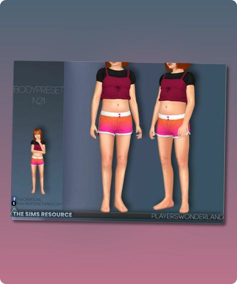 Sims 4 Object CC: Bodypreset N21 By Playerswonderland Sims 4 Cc Child Body Preset, Sims 4 Child Presets, Eva Hair, Lavender Gown, Sims 4 Cc Download, Sims 4 Children, Sims 4 Mm Cc, Real Bodies, Sims 4 Mm