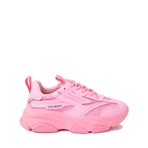 Steve Madden JPossession Athletic Shoe - Little Kid / Big Kid - Pink | Journeys Shoe Size Chart Kids, Steve Madden Sandals, Sole Sneakers, Trendy Kids, Pink Sneakers, Steve Madden Shoes, Kids Sneakers, Cute Comfy Outfits, Tennis Shoes