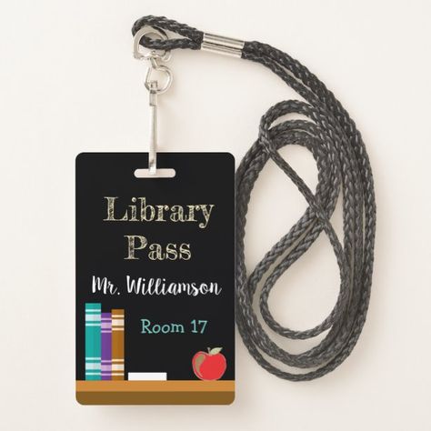 Student Library, Teacher Themes, Teacher Custom, School Hall, Classroom Decor High School, Hall Pass, Teacher Appreciation Cards, Library Boards, Teacher Birthday