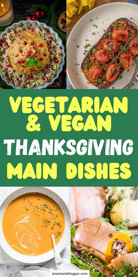 Having a plant-based diet does not mean you have to skip the Thanksgiving classics. Here are 15 healthy vegetarian and vegan Thanksgiving main dishes for everyone to enjoy! #thanksgivingrecipes #vegan #vegetarian Vegan Thanksgiving Main, Vegan Thanksgiving Dishes, Vegan Ham Recipe, Vegetarian Mushroom Gravy, Vegan Thanksgiving Main Dish, Vegan Meatloaf Recipe, Thanksgiving Main Dishes, Thanksgiving Main Dish, Vegan Sweet Potato Casserole