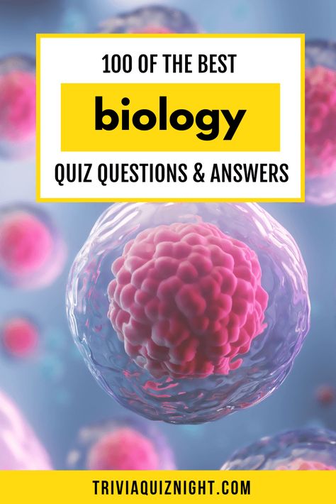 100 of the best biology quiz questions and answers for your trivia night Science Trivia Questions And Answers, Biology Questions And Answers, Family Trivia Questions, Funny Trivia Questions, Funny Quiz Questions, Quiz Ideas, A Human Heart, Family Quiz, Travel Trivia