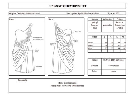 specification sheet Specification Sheet Fashion Design, Spec Sheet Fashion, Garment Specification Sheet, Tech Portfolio, Swatch Board, Planner Sewing, Cost Sheet, Croquis Drawing, Fashion Model Drawing