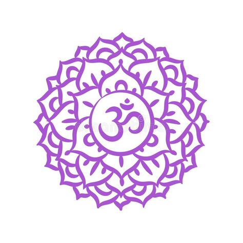 Crown Chakra Drawing, Sahasrara Chakra Symbol, Sahasrara Chakra Tattoo, Crown Chakra Tattoo, Sacral Chakra Tattoo, Crown Chakra Symbol, Chakras Art, Meditation Illustration, Sahasrara Chakra