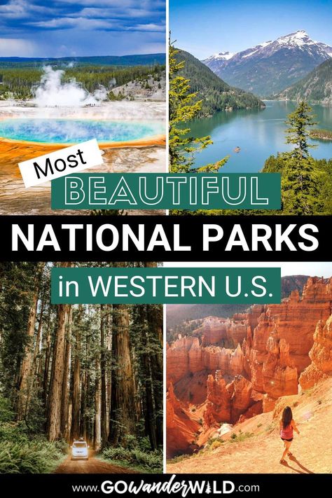 National Parks on the West Coast | Go Wander Wild West Coast Travel, Best National Parks, North America Travel Destinations, Hiking Destinations, Out West, National Parks Usa, National Parks Trip, Us National Parks, Scenic Drive