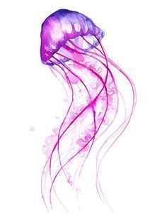 1000+ ideas about Jellyfish Art on Pinterest | Jellyfish Painting ... Paintings Tumblr, Jellyfish Jewelry, Colorful Art Paintings, Jellyfish Illustration, Jellyfish Photography, Art Vampire, Jellyfish Decorations, Watercolor Jellyfish, Jellyfish Painting