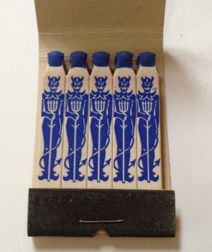 Blue Devils U SS Blue WWII SHIP Cool Match Boxes, Cute Matchbooks, Japanese Match Box Art, Vintage Matchbooks, Vintage Fireworks, Vintage Bar Matchbook, Vintage Matches Box Illustrations, Matchbook Art, Matchbox Art