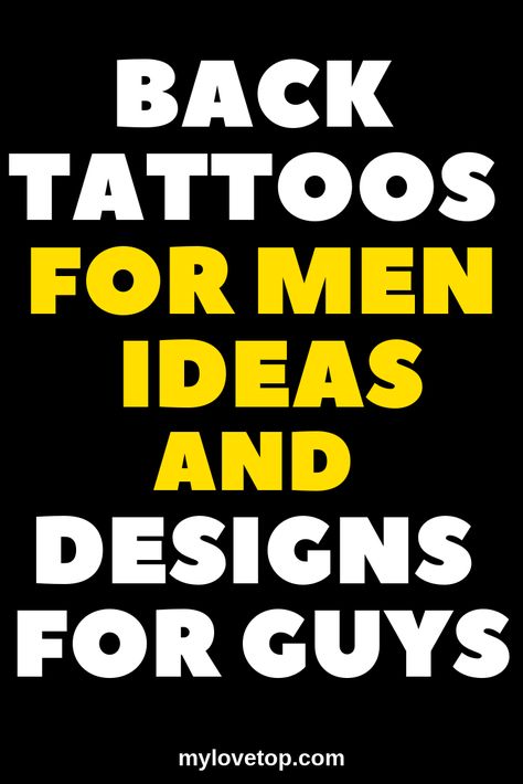 Back Tattoo Design For Men, Back Tattoos For Men Ideas, Simple Back Tattoos For Guys, Back Tattoo Men, Back Tattoos For Men, Back Tattoos For Guys Upper, Tattoo Design For Men, Full Back Tattoo, Cool Back Tattoos