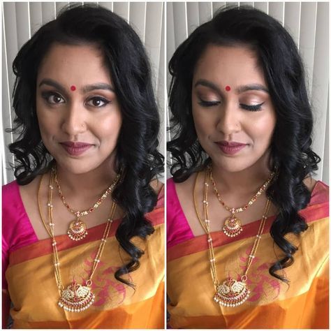 had the pleasure of dolling thurka yesterday - soft glam with loose curls...such a sweetheart!… Pathakam Chain, Simplistic Jewelry, Gold Pearl Jewelry, Saree Jewellery, New Gold Jewellery Designs, Antique Gold Jewelry Indian, Bridal Jewellery Design, Antique Jewelry Necklace, Gold Bridal Jewellery Sets