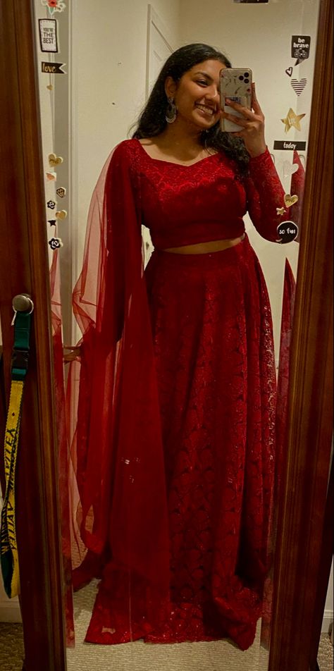 Inspired by Rida Tharana Rida Tharana, Red Lehenga, Ethnic Outfits, Desi Girl, You're The Best, Best Love, Lehenga, Desi, Red