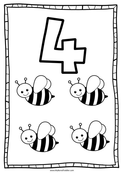 Worksheet Number 1, Numbers 1-5 Activity Preschool, Number 4 Worksheets For Preschool, Nursery Number Worksheet, Number 1 Colouring Worksheet, Number 1 Coloring Page, Number 4 Coloring Page, Numbers Coloring Pages 1-10, Kids Learning Numbers