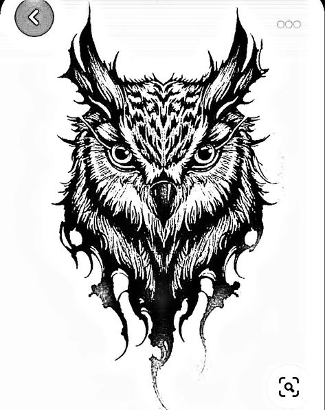 Dark Owl Tattoo, Hand Tattoo Designs, Small Hand Tattoos, Owl Tattoo, Hand Tattoo, Small Hands, Blackwork, Hand Tattoos, Cool Tattoos