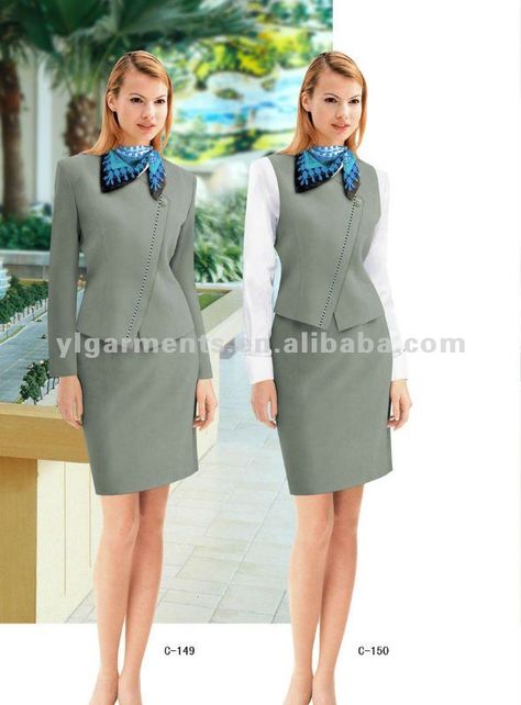 uniforme Flight Attendant Costume, Airline Stewardess, Flight Suits, Stewardess Uniform, Restaurant Uniforms, Hotel Uniform, Skirt Suits, 2013 Fashion, Uniform Fashion