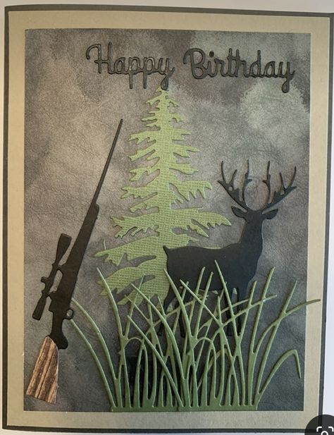 Hunting Cards For Men, Hunting Birthday, Duck Hunter, Birthday Cards For Boys, Deer Hunters, Male Cards, Masculine Cards, Deer Hunting, Wild Animals