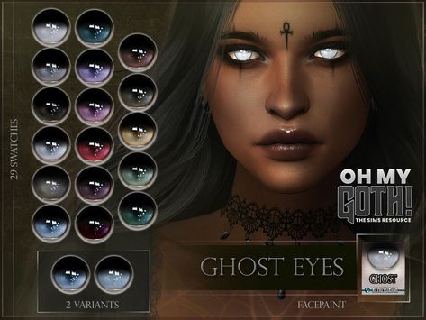 The Sims Resource - Oh My Goth - Ghost Eyes Sims 4 Vampire Makeup, Sims 4 Demon Eyes, Sims 4 Cc Goth Men, Sims 4 White Eyes, Sims 4 Succubus Mod, Sims 4 Cc Contact Lenses, Sims 4 Scary Cc, Sims 4 Obscurus, Sims 4 Ghost Cc