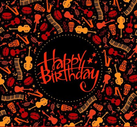 Happy Birthday music Happy Birthday Organist, Musical Happy Birthday Wishes, Happy Birthday Musician, Happy Bday Man, Happy Birthday Rockstar, Happy Birthday Song Video, Birthday Songs Video, Musician Quotes, Happy Birthday Music