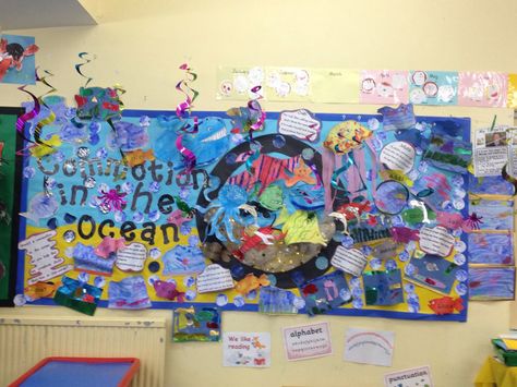 Under the Sea, Commotion in the Ocean, Book, Ocean, Sea, Crabs, Whales, Classroom display, Early Years (EYFS), KS1 & KS2 Primary Teaching Resources Under The Sea Display, Classroom Displays Secondary, Commotion In The Ocean, Rainforest Classroom, Ocean Alphabet, Classroom Display Boards, Birthday Board Classroom, Ocean Books, Growth Mindset Classroom