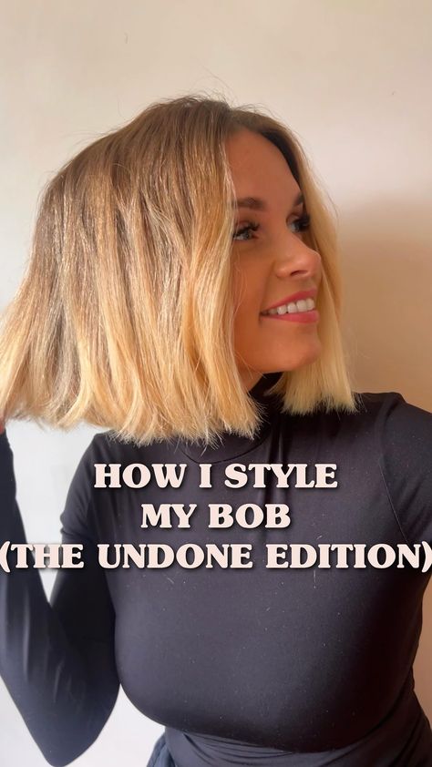 How to ✨ The undone edition ✨ A great look for day to day! What do you think? Tool @cloudninehair salon @thesuitehairandbeauty | Instagram Brooklyn Decker Short Hair, Undone Bob, Fashion Tricks, Short Hair Waves, Waves Hair, The Undone, Hair 2024, Short Hair Tutorial, Hair St