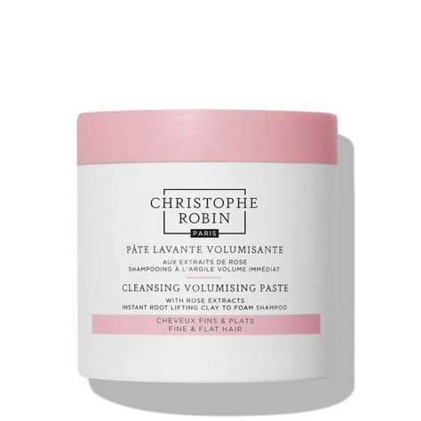 Christophe Robin Cleansing Volumising Paste with Pure Rassoul Clay and Rose 250ml Prickly Pear Oil, Centifolia Rose, Christophe Robin, Rose Extract, Soften Hair, Hair Cleanse, Sugar Crystals, Volumizing Shampoo, Flat Hair