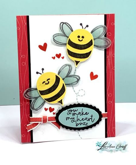 Bee My Valentine card Su Bee My Valentine, Stampin Up Valentine Cards 2024, Bee Mine Stampin Up Cards, Stampinup Cards Newest 2023-2024, Bee Valentines Cards, Stampin Up Valentine Cards, Bee My Valentine, Bee Mine Valentine, Bee Valentine