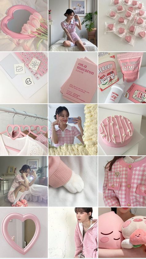 Soft Pink Instagram Feed, Kpop Layout Instagram, Pink Ig Feed, Pink Instagram Theme, Pink Instagram Feed, Winter Moodboard, Instagram Feed Tips, Ig Feed Ideas, Insta Layout