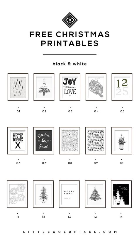 Minimalist Christmas Printables Free, 4x6 Christmas Printable Free, Free Vintage Christmas Printables Black And White, Christmas Art Printables Free, Christmas Art Printable, Black And White Christmas Art, Free Christmas Printables To Frame, Christmas Printables Black And White, Free Printable Christmas Wall Art