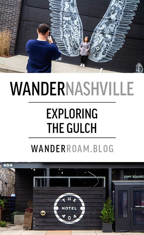 Brick buildings, coffee shops, and shopping boutiques all around. Here we explain how we explored the Gulch in Nashville and what you should be looking forward to. Nashville Gulch, Midwest Travel Destinations, I Believe In Nashville, Nashville Murals, Kristen Cavallari, Nashville Travel, Cma Fest, Visit Nashville, Midwest Travel