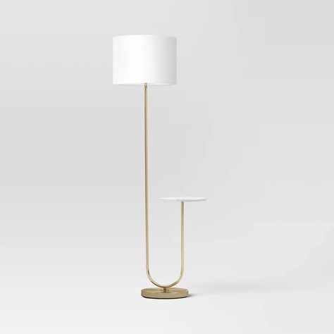 Floor Lamp with Marble Table - Threshold™ | Target Target Floor Lamp, Target Floor Lamps, Modern Standing Lamps, Fan Lamp, Lamp Socket, Marble Floor, Standing Lamp, Reading Lamp, Faux Marble