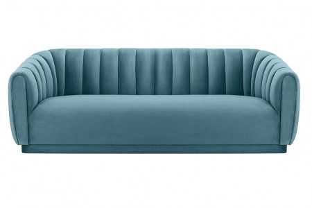 Adler Sofa (Teal) • Lux Lounge EFR (888) 247-4411 Blue Sofa Chair, Hampton Sofa, Teal Sofa, Blue Velvet Sofa, Sofa Colors, Furniture Trends, Three Seater Sofa, Sofa Living, Gray Sofa