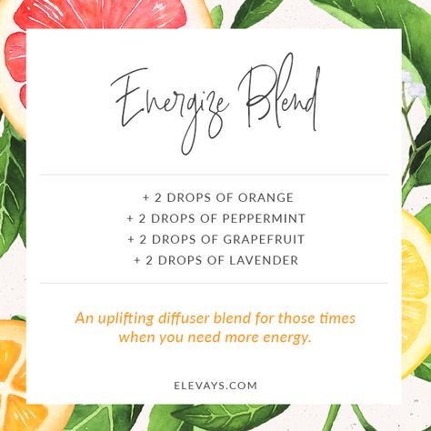 Essential Oils For Detoxing, Essential Oils Energy, Young Living Essential Oil Diffuser, Oils For Energy, Dunia Disney, Morning Energy, Essential Oil Roller Bottle Recipes, Essential Oil Combinations, Diy Essential Oil Recipes