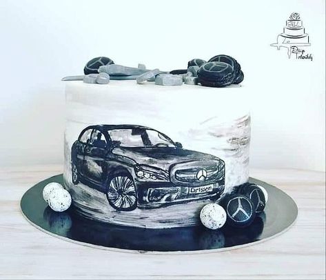 Rodjendanske Torte, Small Birthday Cakes, Birthday Cakes For Men, Car Cake, Cakes For Men, Boy Birthday Cake, Birthday Food, Fun Cupcakes, Ideas Birthday