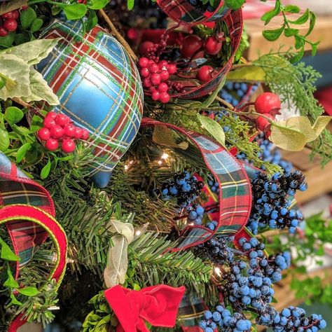 We’ll have a blue Christmas at Dee’s – Dee's of Louisville Plaid Christmas Tree Decor, Tartan Christmas Decorations, Plaid Christmas Trees, Green Plaid Christmas, Christmas Garland Mantle, Tennessee Christmas, Christmas Tree Bulbs, Best Christmas Trees, Tartan Plaid Christmas