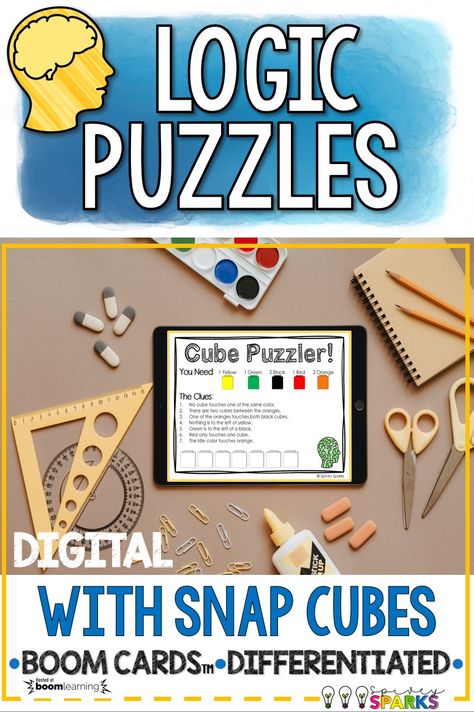 Gifted And Talented Activities, Problem Solving Activities For High School Students, Kindergarten Gifted And Talented Activities, Gifted And Talented Activities Elementary Project Based Learning, Gifted And Talented Elementary, Elementary Logic Puzzles, Math Challenges Brain Teasers, Critical Thinking Activities For Kids Logic Puzzles, Math Corner