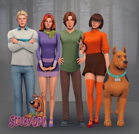 Mystery Inc, Forehead Lines, Sims 4 Game Mods, Skin Details, Sims 4 Cc Folder, 2000s Clothes, Sims 4 Dresses, Sims 4 Characters, Sims4 Clothes