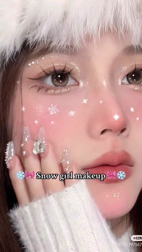 Snow Makeup, Snow Girl, Winter Snow, Make Your Day, Make Your, Makeup, Make Up