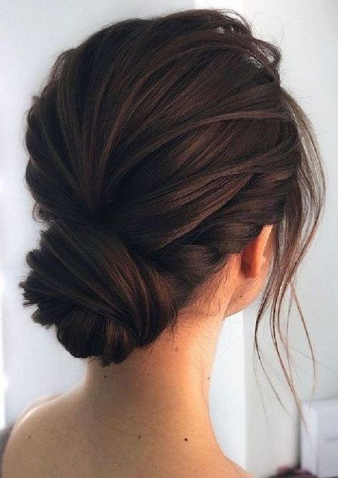 Wedding Updos, Bridal Hair Updo, Wedding Hair Inspiration, Low Bun, Hair Up Styles, Chic Hairstyles, Penteado Cabelo Curto, Wedding Updo, Easy Hairstyles For Long Hair