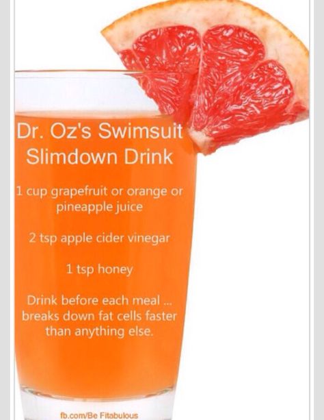 Dr. Oz slim down drink Slim Down Drink, Think Food, Diet Vegetarian, How To Slim Down, Diet Tips, Fitness Diet, Healthy Tips, Healthy Drinks, Get Healthy