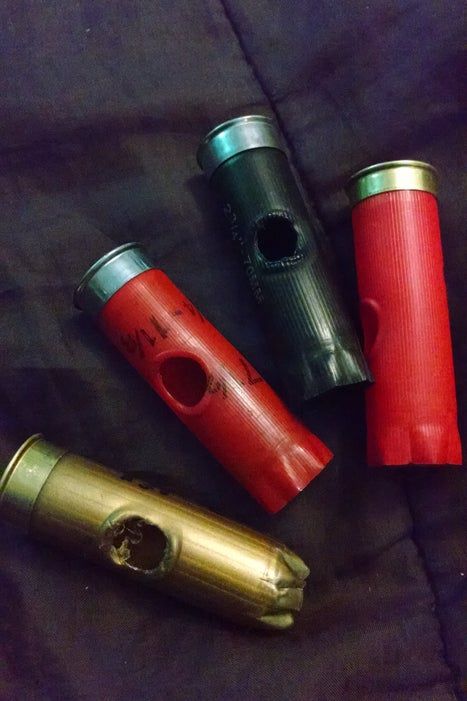 Shot Gun Shell Goose Call : 4 Steps - Instructables Duck Hunting Silhouette, Shotgun Shell Art, Shell Casings Crafts, Shotgun Shell Crafts, Wooden Slingshot, Hunting Crafts, Hunting Calls, Bullet Crafts, Goose Hunting