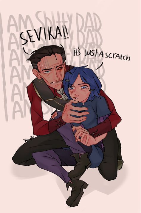 Jinx X Lux Fanart, Viktor Jayce, J Drama, Powder Arcane, Harry Potter Art Drawings, League Of Legends Comic, Father And Daughter Love, Arcane Jinx, Jinx Arcane