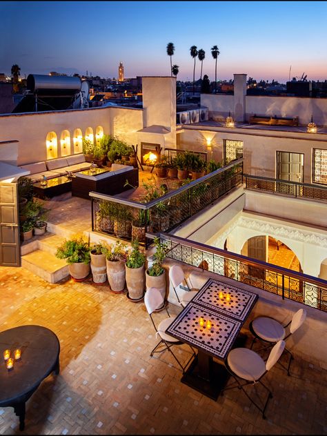 Rooftop Decor, Roof Terrace Design, Riad Marrakech, Terrace Furniture, Rooftop Terrace Design, Rooftop Design, Rooftop Patio, Terrace Design, Rooftop Garden