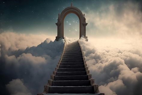 Staircase To Heaven, Door To Heaven, Minimize Clutter, Spiderman Spider, Point Perspective, Cloud Art, Autumn Festival, Christmas Backdrops