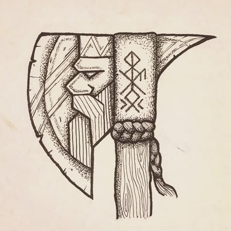 No hay ninguna descripción de la foto disponible. Viking Drawings, Arte Viking, Norse Tattoo, Nordic Tattoo, Viking Designs, Viking Symbols, Viking Art, Celtic Art, Viking Tattoos