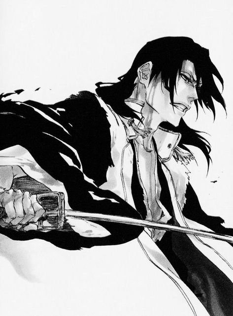 Bleach Manga Byakuya, Bleach Byakuya Manga, Byakuya Kuchiki Manga, Byakuya Manga, Hoodie Art, Kuchiki Byakuya, Color Anime, Byakuya Kuchiki, Comic Book Layout